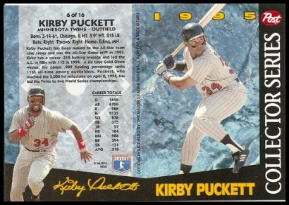 6 Kirby Puckett